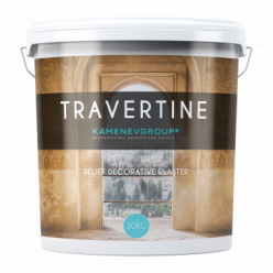 Штукатурка Kamenevgroup TRAVERTINE