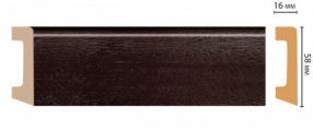 Плинтус напольный DECOMASTER D234-433ДМ (58*16*2400 мм)