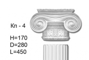 Капитель из гипса ArtDeco Кп-4